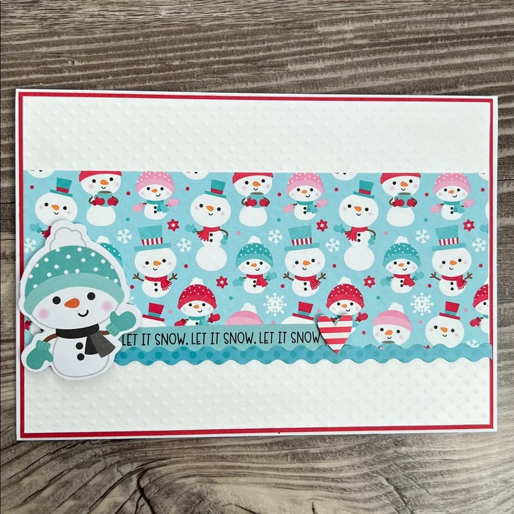 Handmade Christmas and Holiday Cards Set of 10 5”x7” Includes Envelopes